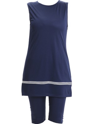 Sefa Merve Kolsuz Havuz Mayo 2502-04 Lacivert