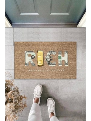 Gold Kapı Önü Paspası Rich Desen  K-3357