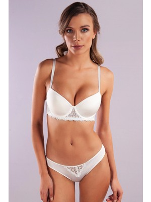 Golshan Garland Big Size Plunge Bra, Ekrı Konforlu ve Şık Sütyen