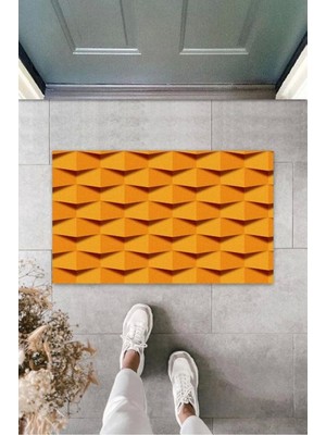 Dijital Baskı Turuncu Dijital Paspas K-3146