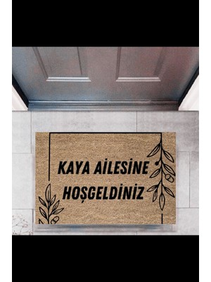 Kapı Önü Paspası Dekoratif Dijital Baskı Kişiye Özel P-2320