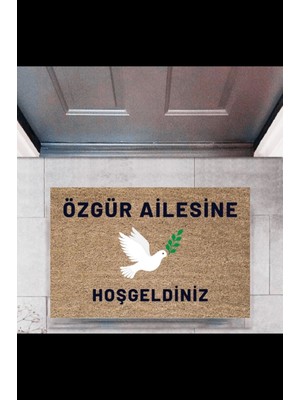 Kapı Önü Paspası Dekoratif Dijital Baskı Kişiye Özel P-2448