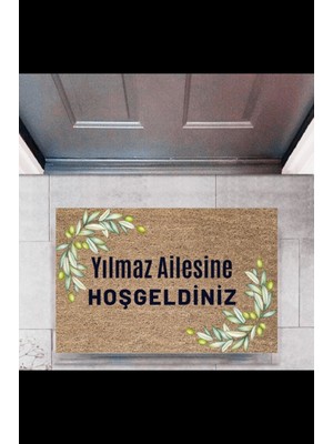 Kapı Önü Paspası Dekoratif Dijital Baskı Kişiye Özel P-2451