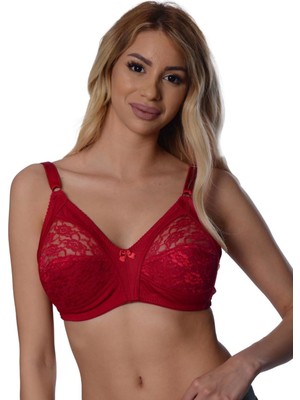 Bordo Dantelli Toparlayıcı Sütyen - 503