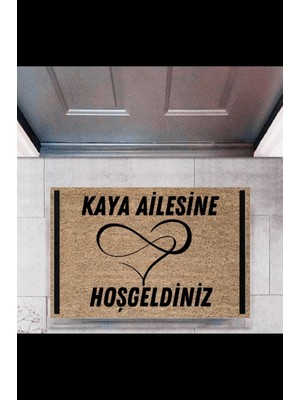 Kapı Önü Paspası Dekoratif Dijital Baskı Kişiye Özel P-2502