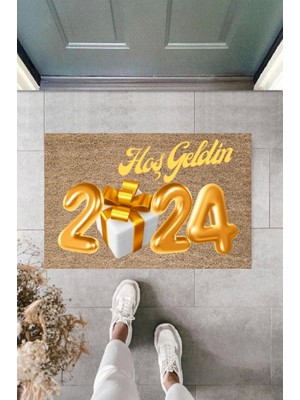 Kapı Önü Paspası Yeni Yıl Konsepti Dijital Baskı PY-175111184