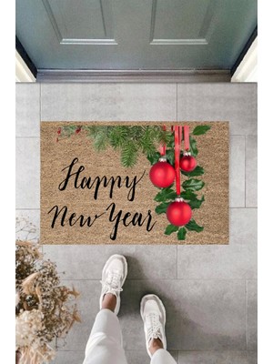Kapı Önü Paspası Yeni Yıl Konsepti Dijital Baskı PY-175111250
