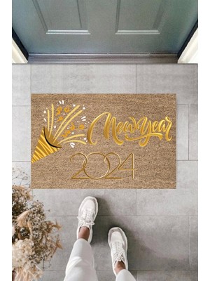 Kapı Önü Paspası Yeni Yıl Konsepti Dijital Baskı PY-175111248