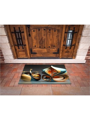 3D Baskı Özel Tasarım   Geometrik Dış Mekan Paspas 74