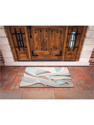 3D Baskı Özel Tasarım   Geometrik Dış Mekan Paspas 50