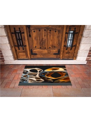 3D Baskı Özel Tasarım   Geometrik Dış Mekan Paspas 86