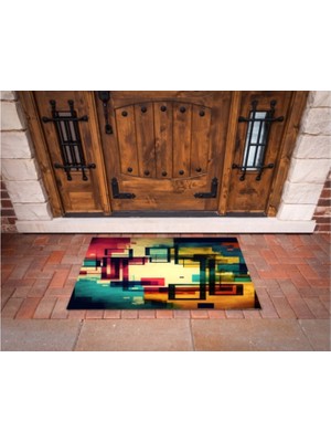 3D Baskı Özel Tasarım   Geometrik Dış Mekan Paspas 116