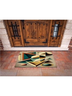 3D Baskı Özel Tasarım   Geometrik Dış Mekan Paspas 91