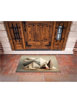 3D Baskı Özel Tasarım   Geometrik Dış Mekan Paspas 118