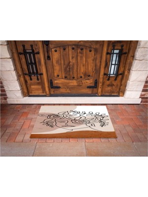 3D Baskı Özel Tasarım   Geometrik Dış Mekan Paspas 177