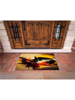 3D Baskı Özel Tasarım   Geometrik Dış Mekan Paspas 129