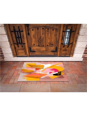 3D Baskı Özel Tasarım   Geometrik Dış Mekan Paspas 151