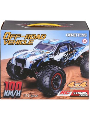 AJ22-20 Kumandalı 1:12 70 Km/h Off Road Araba 4x4