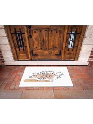 3D Baskı Özel Tasarım   Geometrik Dış Mekan Paspas 190