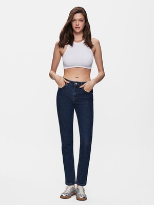 LTB Kadın  Rebecca Dar Paça Yüksek Bel Jean Pantolon