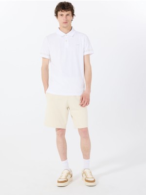 Bej Erkek Loose Fit Desenli Sweat Şort M5GD10KCN01G1V7 Clovıs Shorts