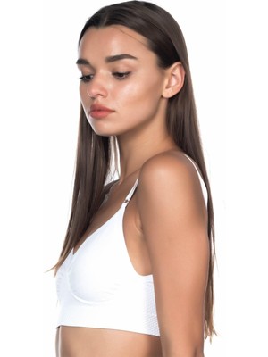 Beyaz   Agraflı Minimizer Korse