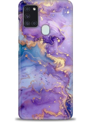 Kılıf Evreni Samsung Galaxy A21S Uyumlu A+ Plus Kılıf + SERAMİK KIRILMAZ EKRAN KORUYUCU 311