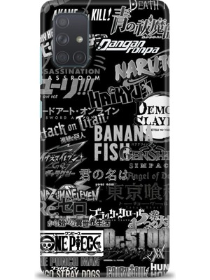 Samsung Galaxy A71 Hd Baskılı Kılıf + Seramik Tam Kaplayan Ekran Koruyucu 201