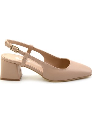 Bej  Kadın Klasik Topuklu Ayakkabı K01992152809