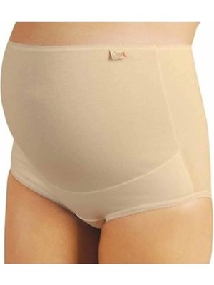 Pamuklu Hamile Likralı Bato Külot Ten - 3324A