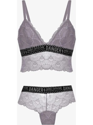 Koza Danger Yazılı Süngerli Bralet Takım - 80227