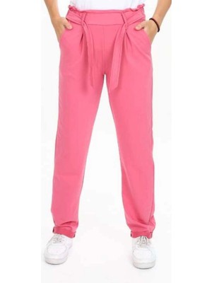 Pile Kaşeli Kız Pantolon