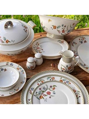 Rossev Prouna Yemek Takımı Iris 72 Parça 12 Kişilik