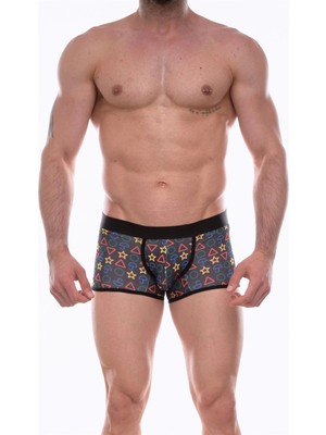 Erkek Desenli Mini Boxer