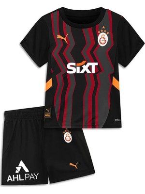 Puma Düz Sarı - Siyah Erkek Eşofman Takımı 77967003-GSK Third Minikit Wo S Wo