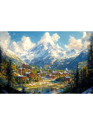 Aden Dekoratif Manzara Kanvas Tablo