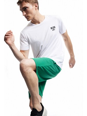 Koton Cep Detaylı Nervürlü Beli Bağcıklı Oversize Spor Şort