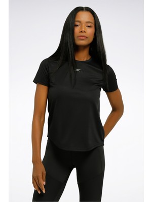 Reebok Runnıng Speedwıck Tee Siyah Kadın Kısa Kol T-Shirt