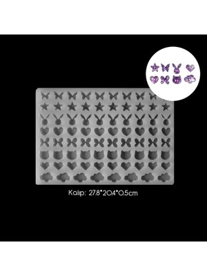 Epoksi Silikon Mini Figürler Anahtarlık ve Kolye Kalıbı