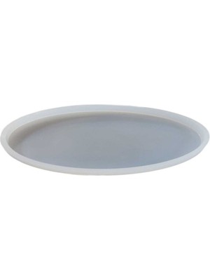 Epoksi Silikon Kalıp Küçük Oval Tepsi Kalıbı 19 X13 cm