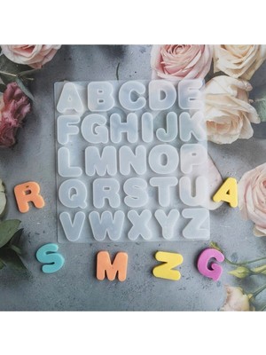 Epoksi Silikon Kalıp Bubble Büyük Harfler Kalıbı