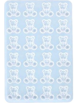 Kolye ve Reçine Epoksi Kalıbı 24 Lü Haribo Minik Ayıcık Kalıbı 2.2x2.3 cm