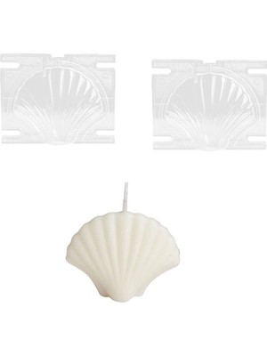 Sert Plastik Shell Mum Kalıbı Küçük Boy 9,3x7,1 cm