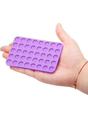 Silikon Epoksi Bileklik Kolye Tespih Harf Pulu Kalıbı Tek Delikli