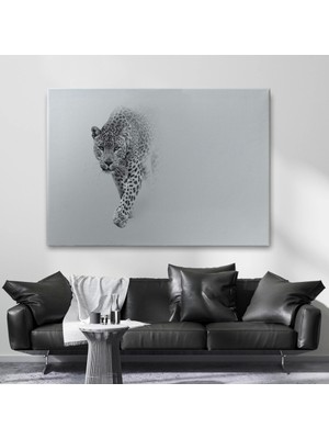 Marsilyan- Leopar Dekoratif Kanvas Tablo 1154