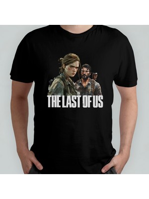 Pixxa The Last Of Us Unisex %100 Pamuklu Bisiklet Yaka T-Shirt Model 1