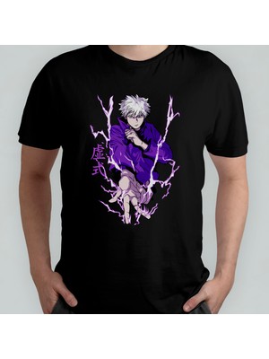 Pixxa Jujutsu Kaisen Unisex %100 Pamuklu Bisiklet Yaka T-Shirt Model 3