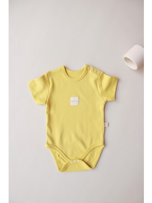Oh la la Koala For Little Ones Hardal Basic Etiketli Kısa Kollu Body Zıbın