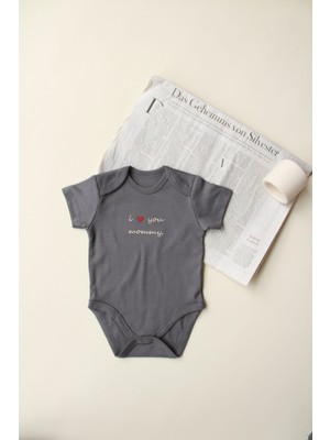 Oh La La Koala Mom Nakışlı Kısa Kollu Body Zıbın