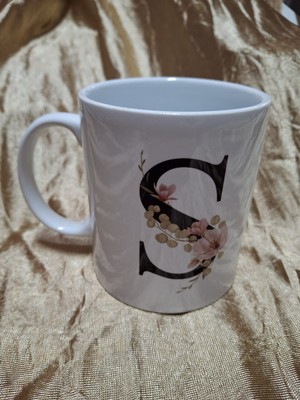 Seramik Kupa Harf Kişiye Özel Hediyelik Bardak